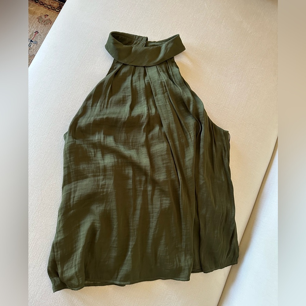 Banana republic satin halter top